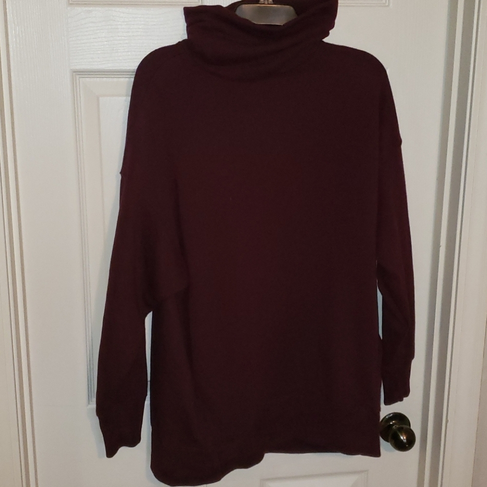 Aerie purple turtleneck sweater